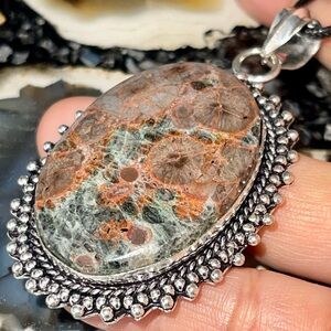 Peanut Obsidian Pendant 2 1/2”